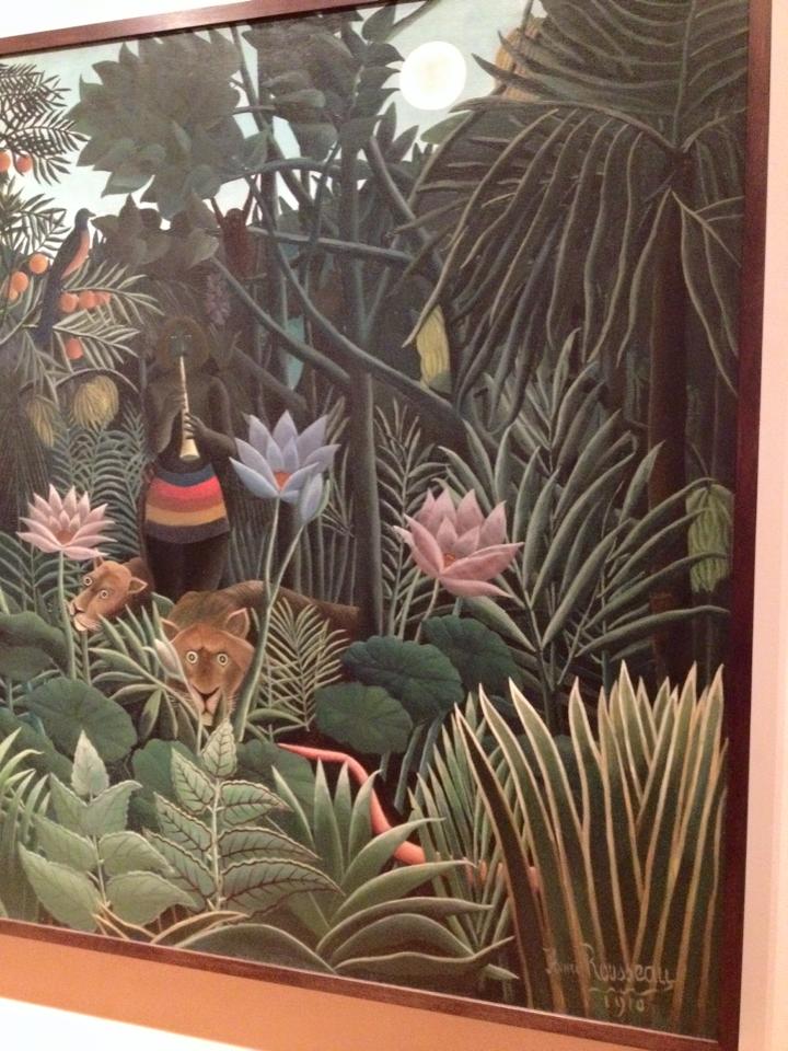 Portion of The Dream by Henri Rousseau (MOMA)